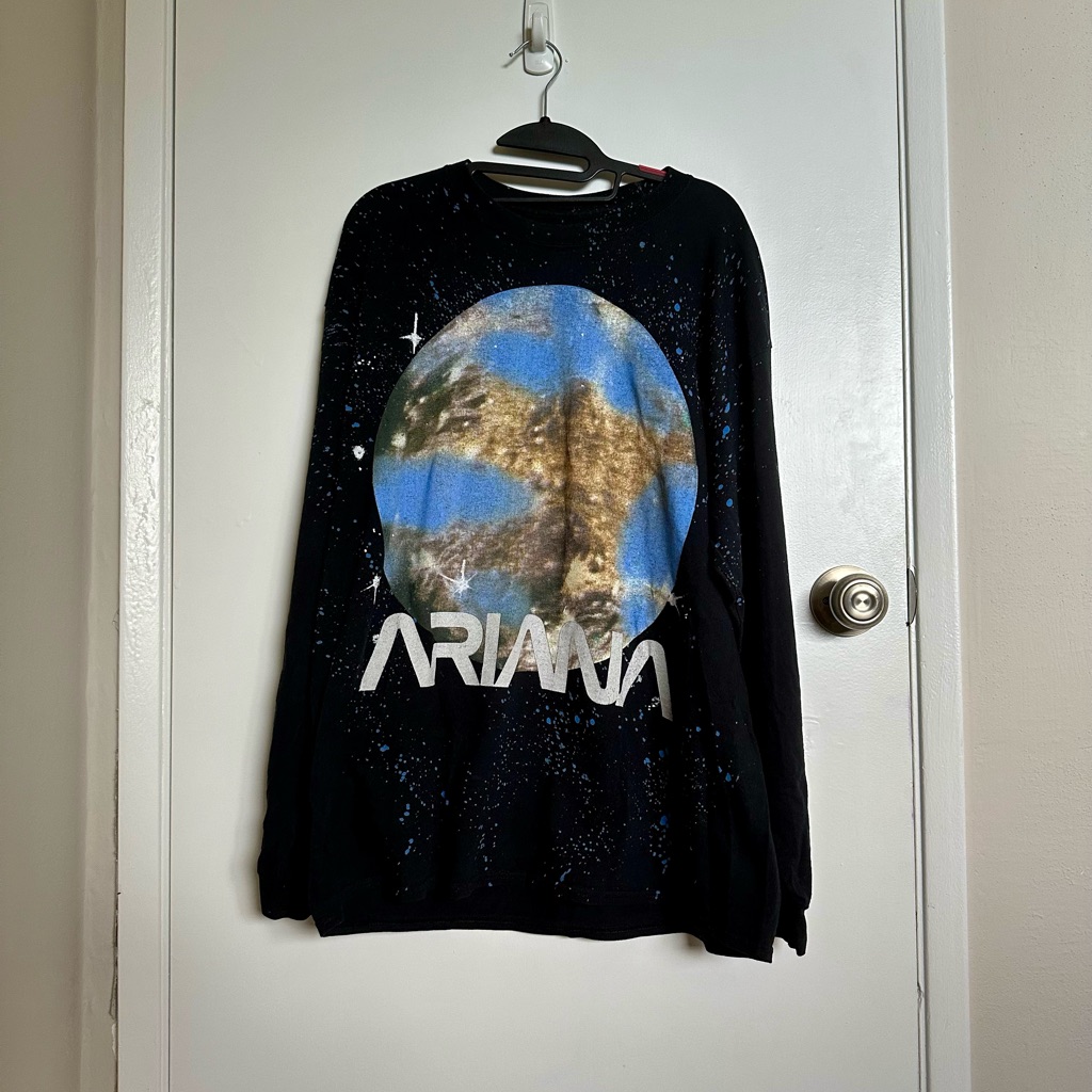 Ariana Grande Lollapalooza 1993 Splatter Long Sleeve Tee (Not The Sweatshirt)